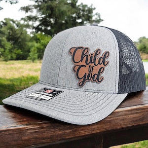 Child of God Patch Trucker Hat for Men and Women, Faith-Based Richardson 112 Cap, Christian Mesh Snapback Hat, Religious Gift Ideas