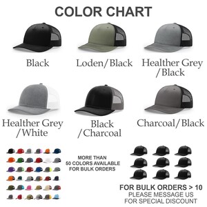 Trucker Hat, Snapback Cap, Adjustable Baseball Hat, Mesh Back Hat, Unisex Headwear, Multiple Colors Available, Bulk Orders Discount