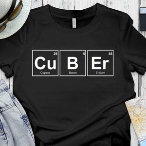 Rubiks Cube Costume Gifts, Rubik&#39;s Solve Lover Birthday Present Shirts, Funny Cuber Periodic Tables Speedcubing Math Lover