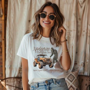 Appalachian Auto Body Shop Bigfoot Unisex Jersey Short Sleeve Tee