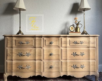 Majestic Vintage White Wash French Provincial Dresser - Thomasville