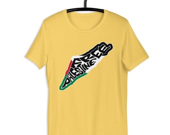 Free Palestine Flag Shirt | White • Black • Red • Green • Orange • Pink • Blue • Yellow • T-Shirt • Tee |