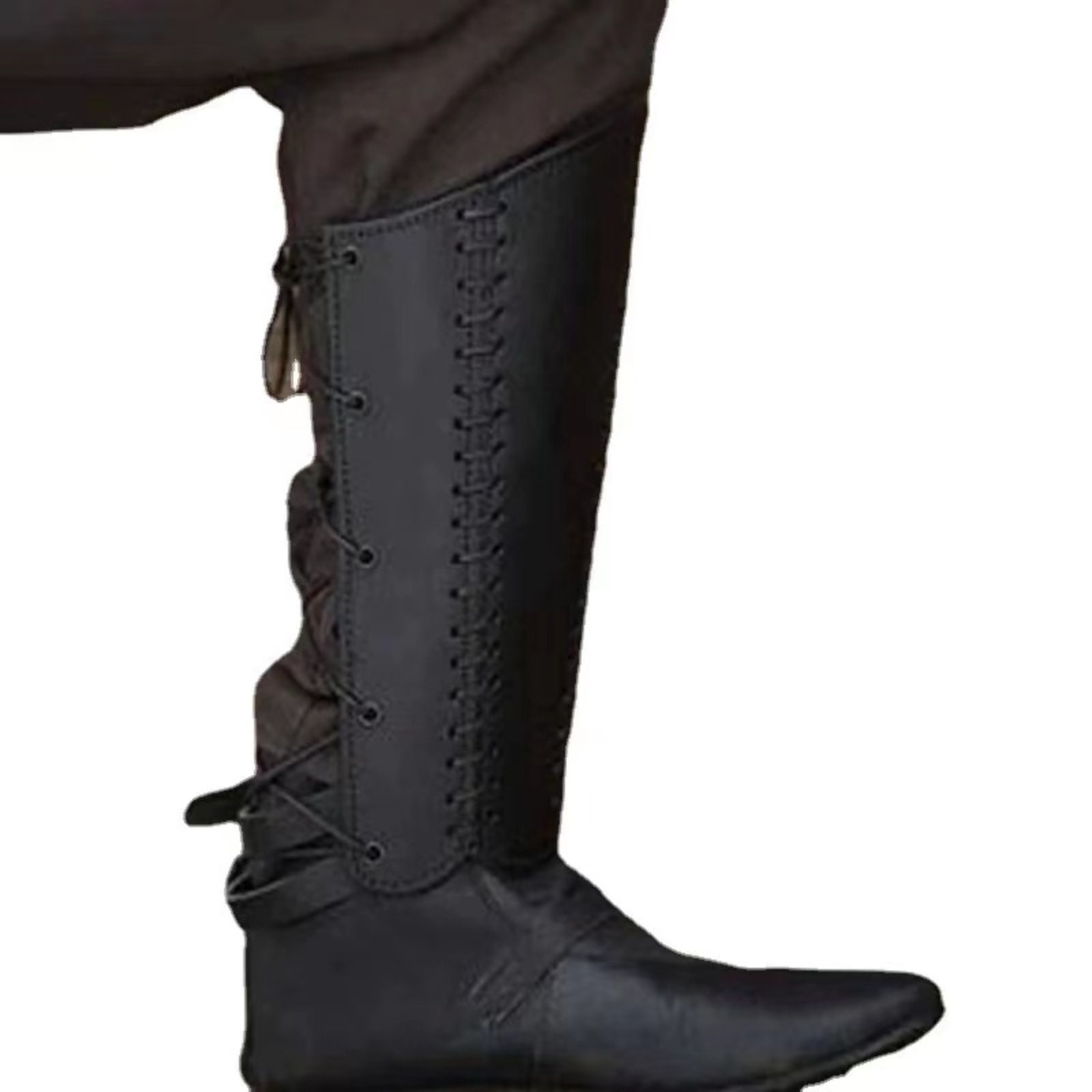 Viking Medieval Gaiters Knight Warrior Armor Boot Covers Spats Etsy