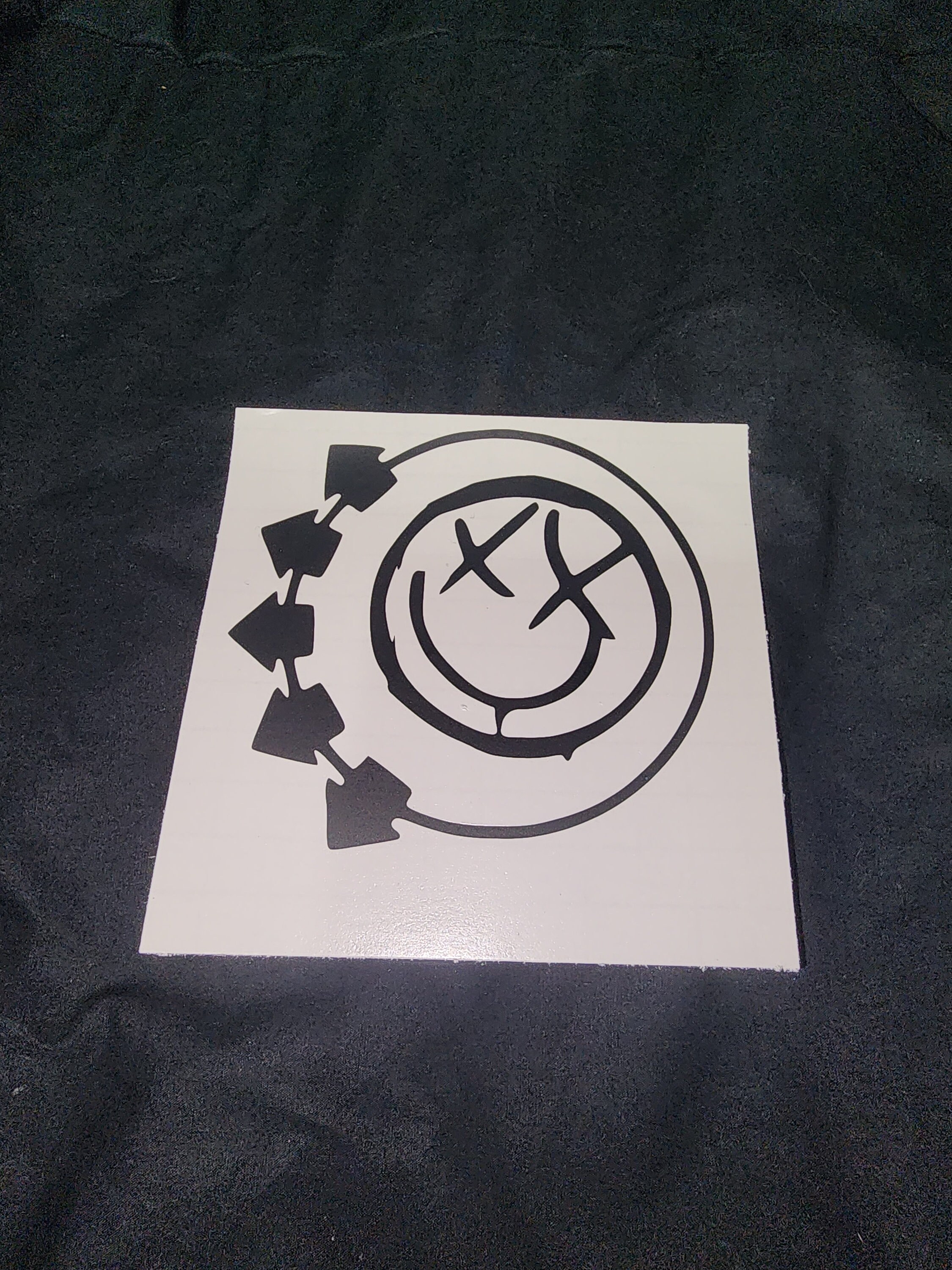 Men's Blink 182 Scratch Woven Patch Black 