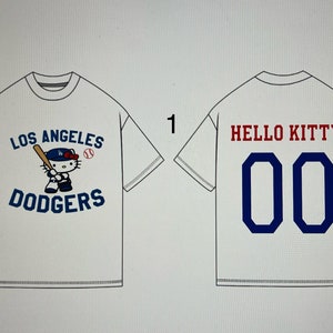 Dodgers Hellos Kitty T Shirt - Etsy