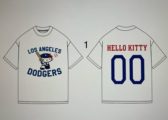 Hello Kitty Dodgers - Etsy