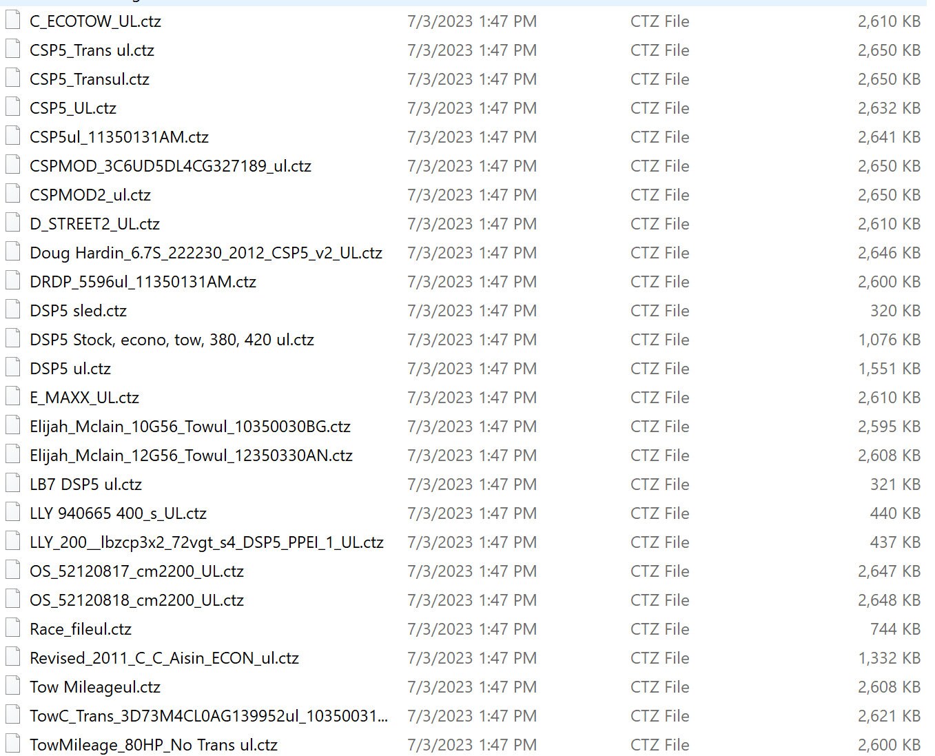 EFI Live Tune Files Etsy Canada