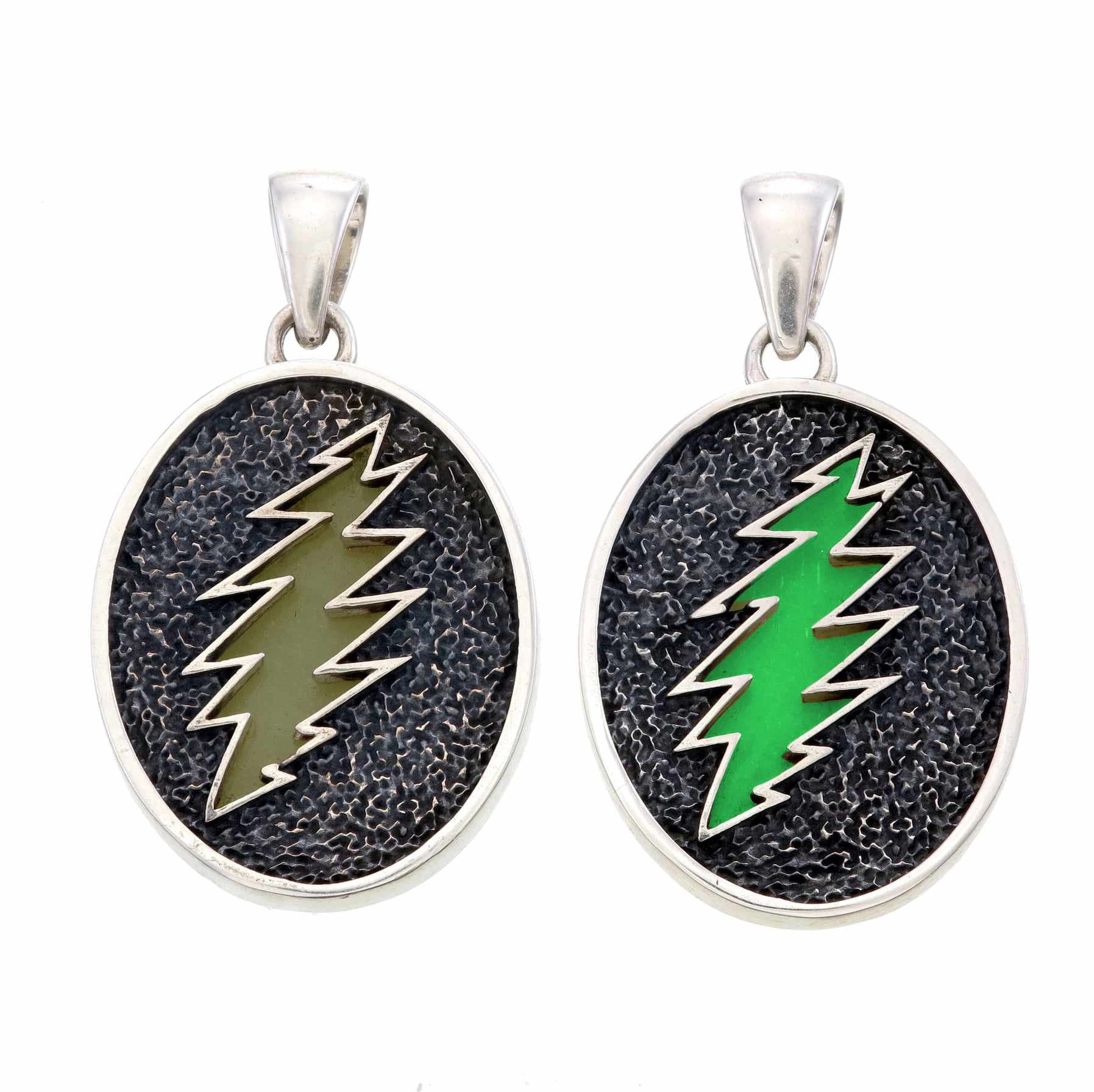 Grateful dead lightning bolt necklace discount