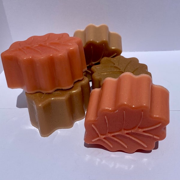 Handmade Individual Fall Leaf Soap Bar - Creations2B