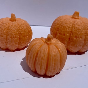 3 Pack Fall/Autumn Pumpkin Soap Bars - Creations2B