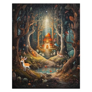 Whimsical Wonders: Fantasy World Puzzle