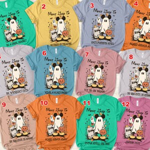 Most Likely To Disney Trip Halloween Shirts, Matching Disney Halloween Shirts, Disney Vacation Most Likely Shirt, Funny Disney Quotes