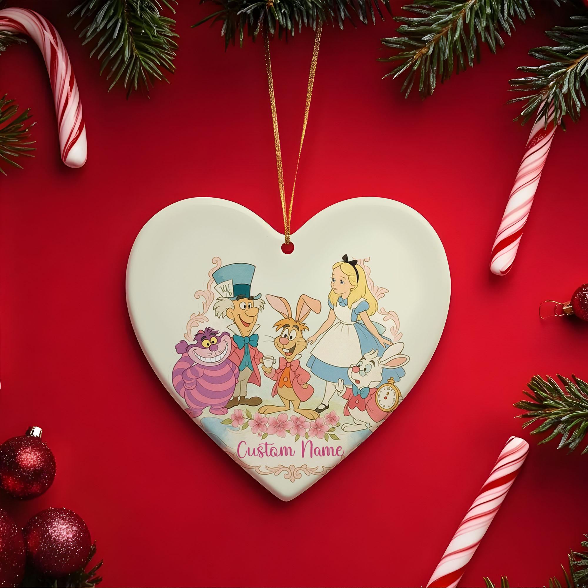 不思議の国のアリス クリスマス セラミック オーナメント、ディズニー