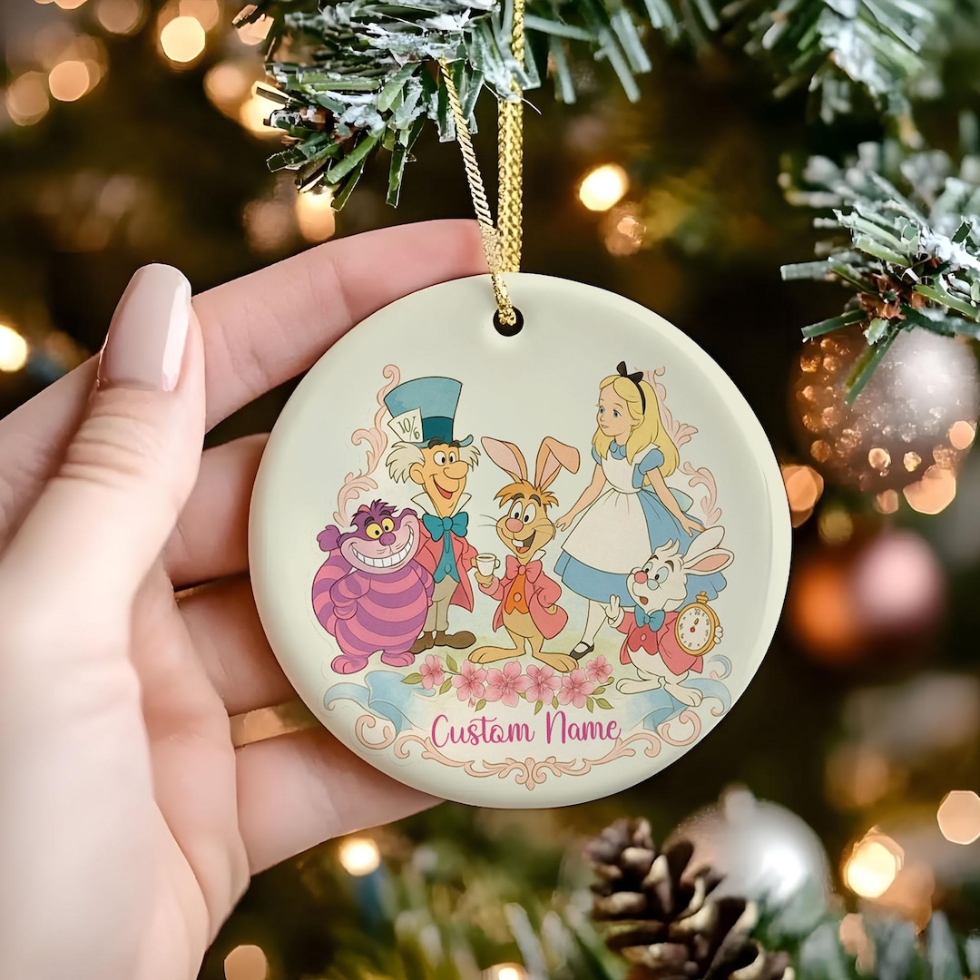 不思議の国のアリス クリスマス セラミック オーナメント、ディズニー