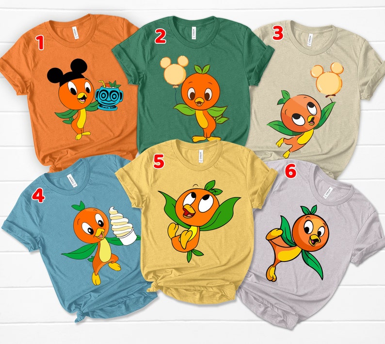 Orange Bird Sunshine T-Shirt, Disney Orange Bird Shirt, Beach Shirt, Summer Vacation Shirt, Flower and Garden Festival Shirt, Disneyland Shirt