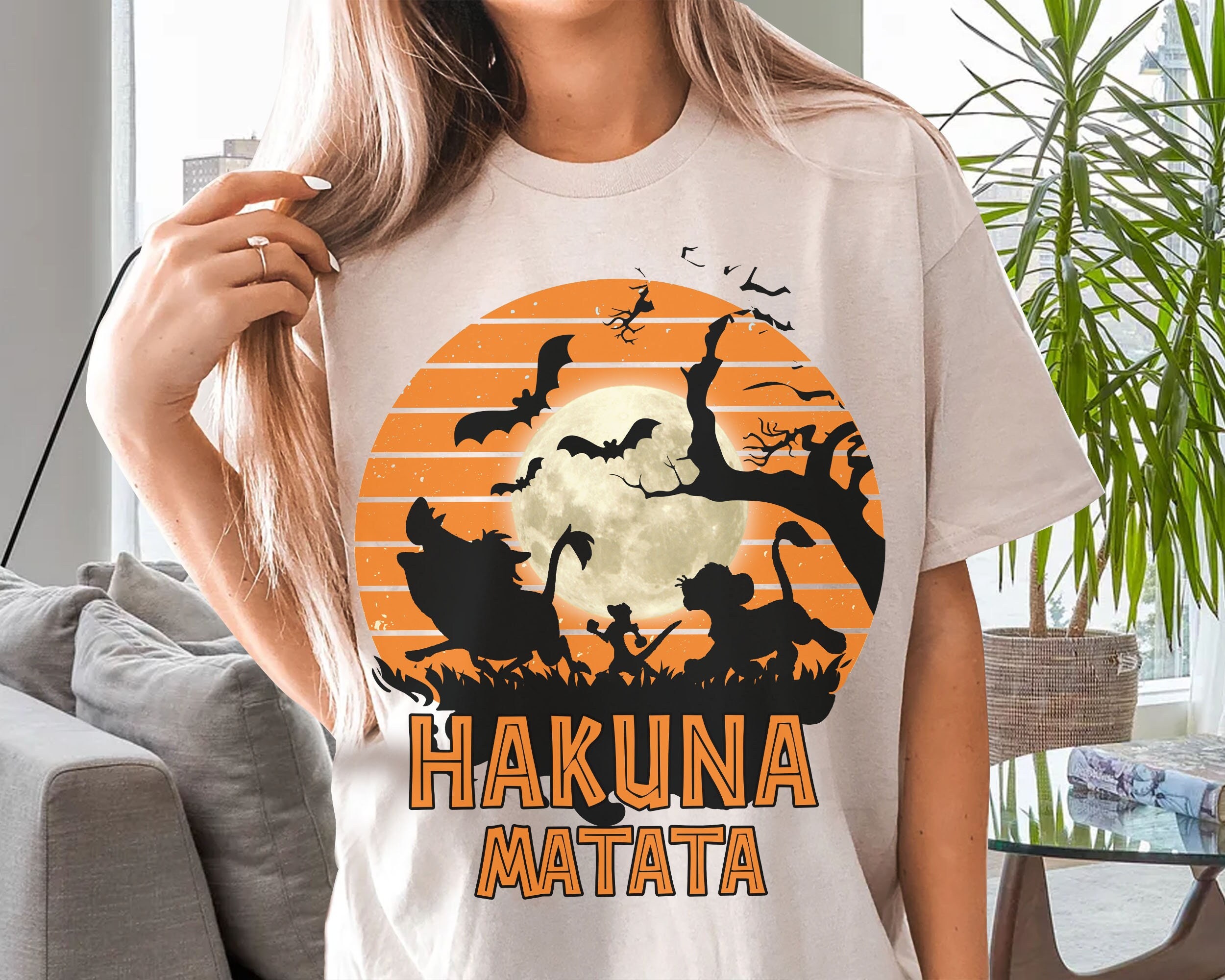Vintage Disney Halloween the Lion King Hakuna Matata T-shirt