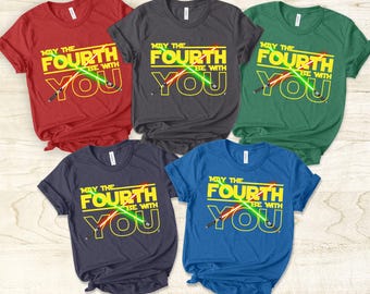 May The 4th Be With You Shirt, Star Wars-T-Shirt