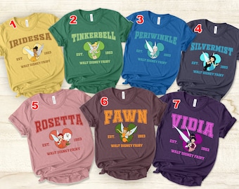Tinkerbell Fairy T-Shirt, Tinkerbell Matching Shirt, Tinkerbell And The Pirate Fair, Bestie Group Shirt, Disney Halloween Shirt, Xmas Shirt