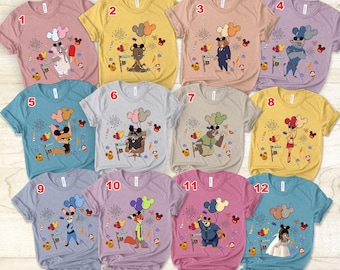 Camisetas de Zootopia, camiseta con bocadillos y globos de Zootopia, camiseta perfecta para un viaje a Disney, regalo de cumpleaños para un fan de Zootopia, Nick Wilde Flash