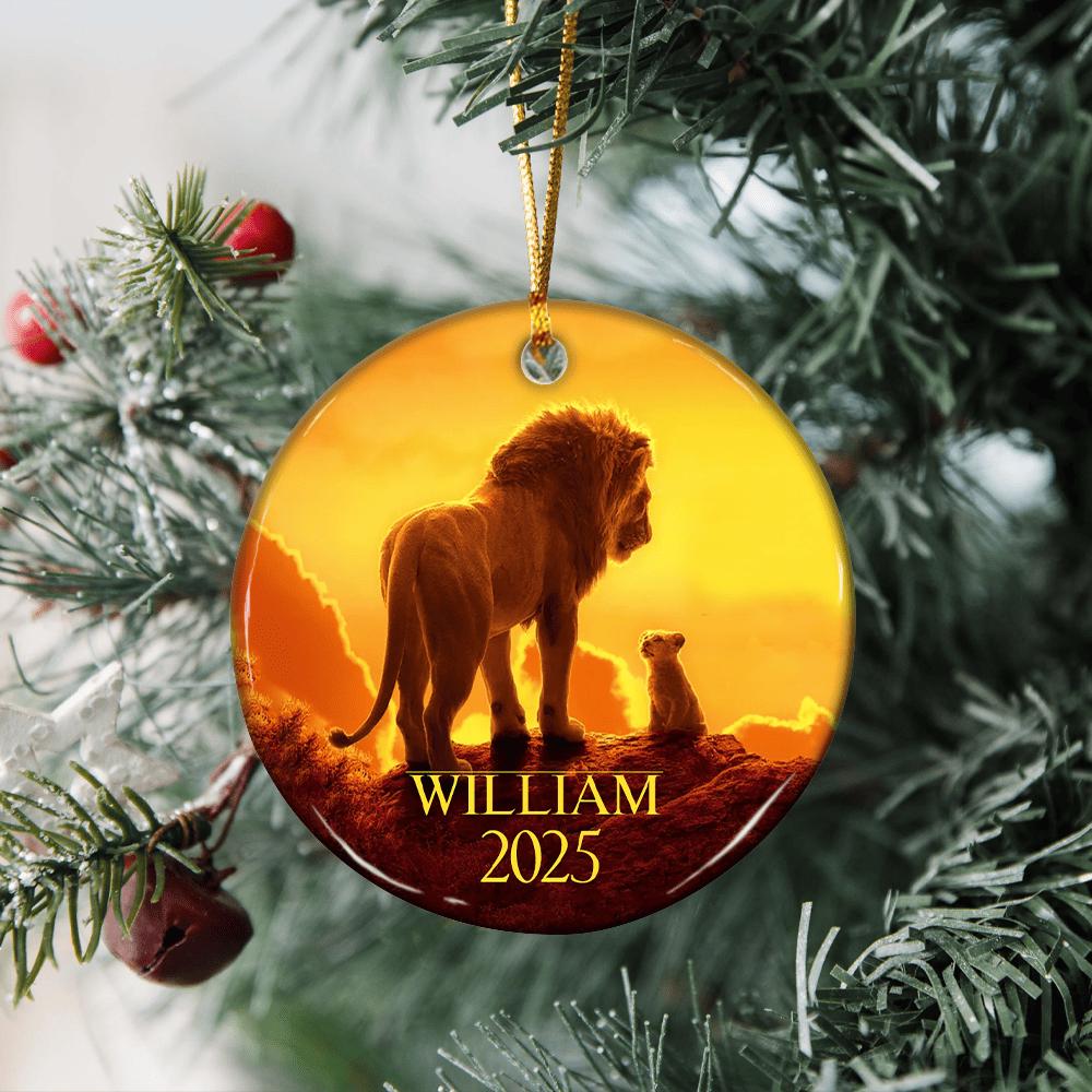 パーソナライズされたライオンキングのオーナメント、ディズニー