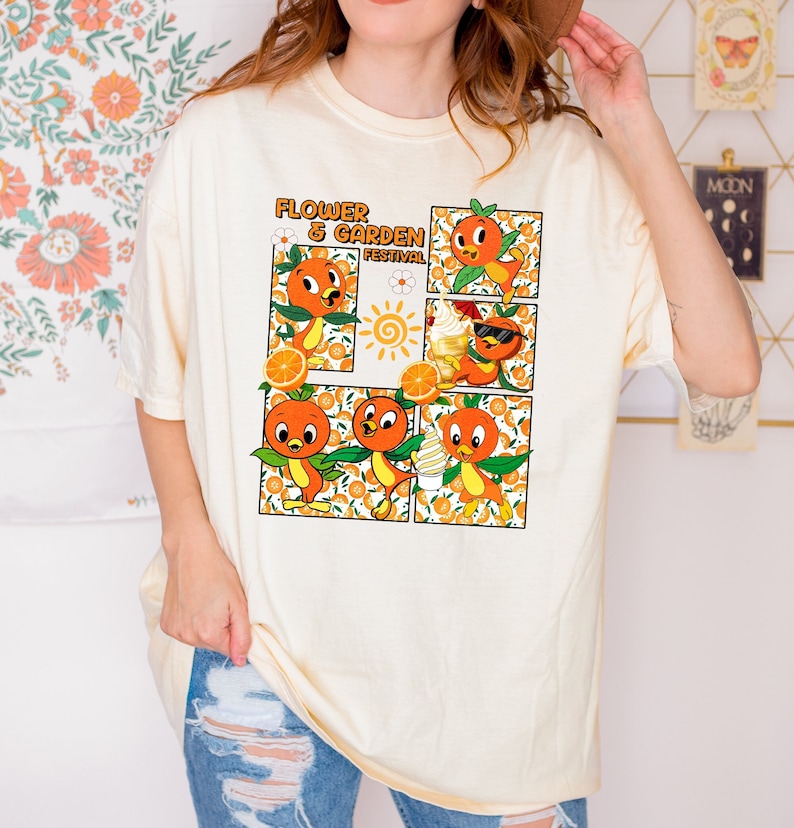 Disney Epcot Orange Bird Shirt, Flower & Garden Festival Shirt, Orange Bird Shirt, Best Day Ever Shirt, Orange Bird Disney Festival Shirts image 1