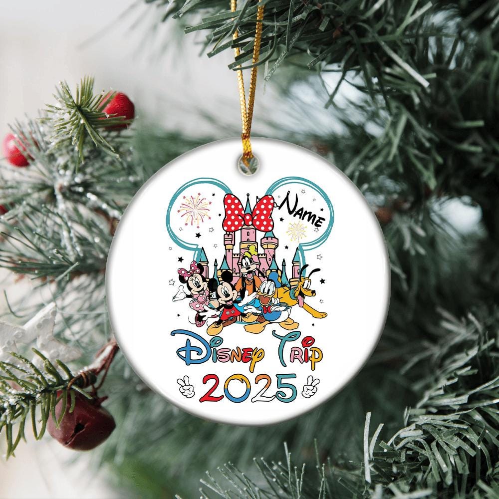 Christmas Ornament Disneyworld 2025 - Etsy