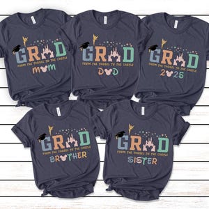 Disney Graduate Shirt ,Graduate 2025 shirt, Disney Grad Shirt, Disney Grad Mom, Disney Grad Dad Shirt, Disney Family Squad Graduation Tee