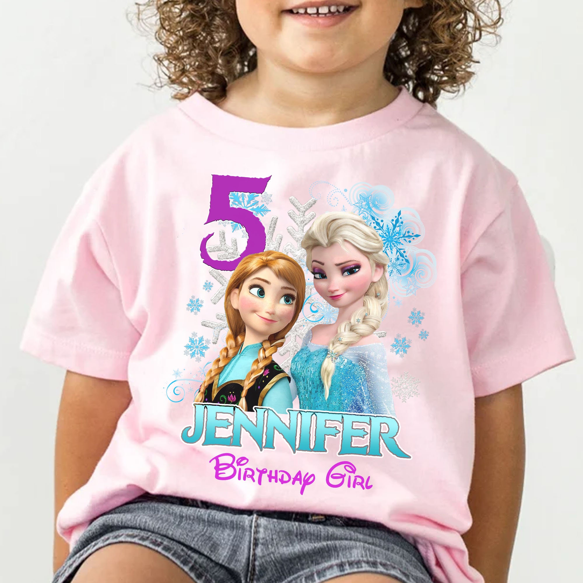 Camisetas Personalizadas Blusas De Frozen Para NiÃ±as Camisetas