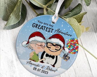 Custom 'Up' Adventure Ornament: Carl & Ellie, personalisierte Andenken