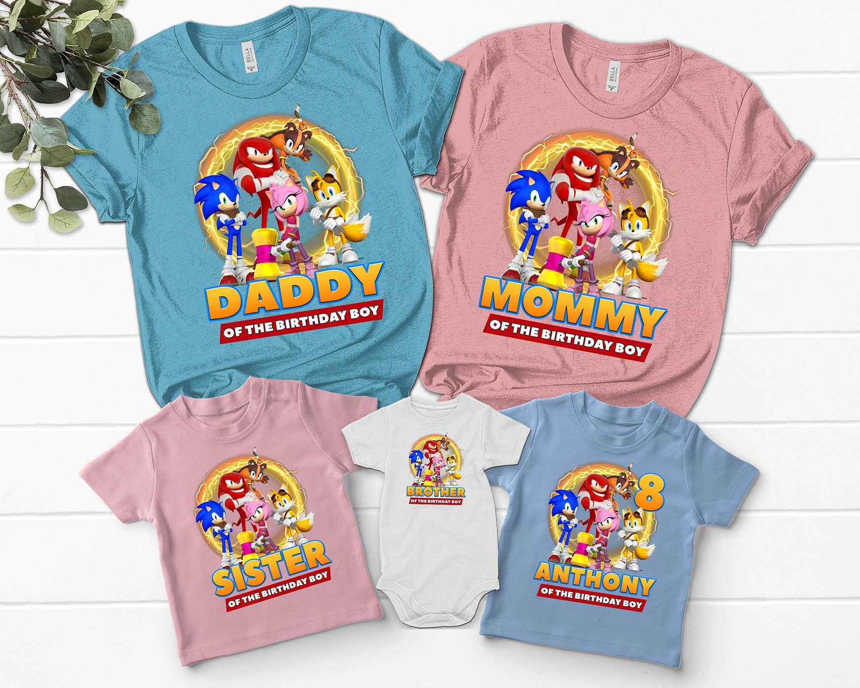 Camiseta personalizada de la familia del cumpleaños del personaje de Disney  Sonic, camisa de cumpleaños personalizada de papá mamá hermana hermano,  camisas de fiesta familiar de Disney - Etsy México, image size:1736x1389