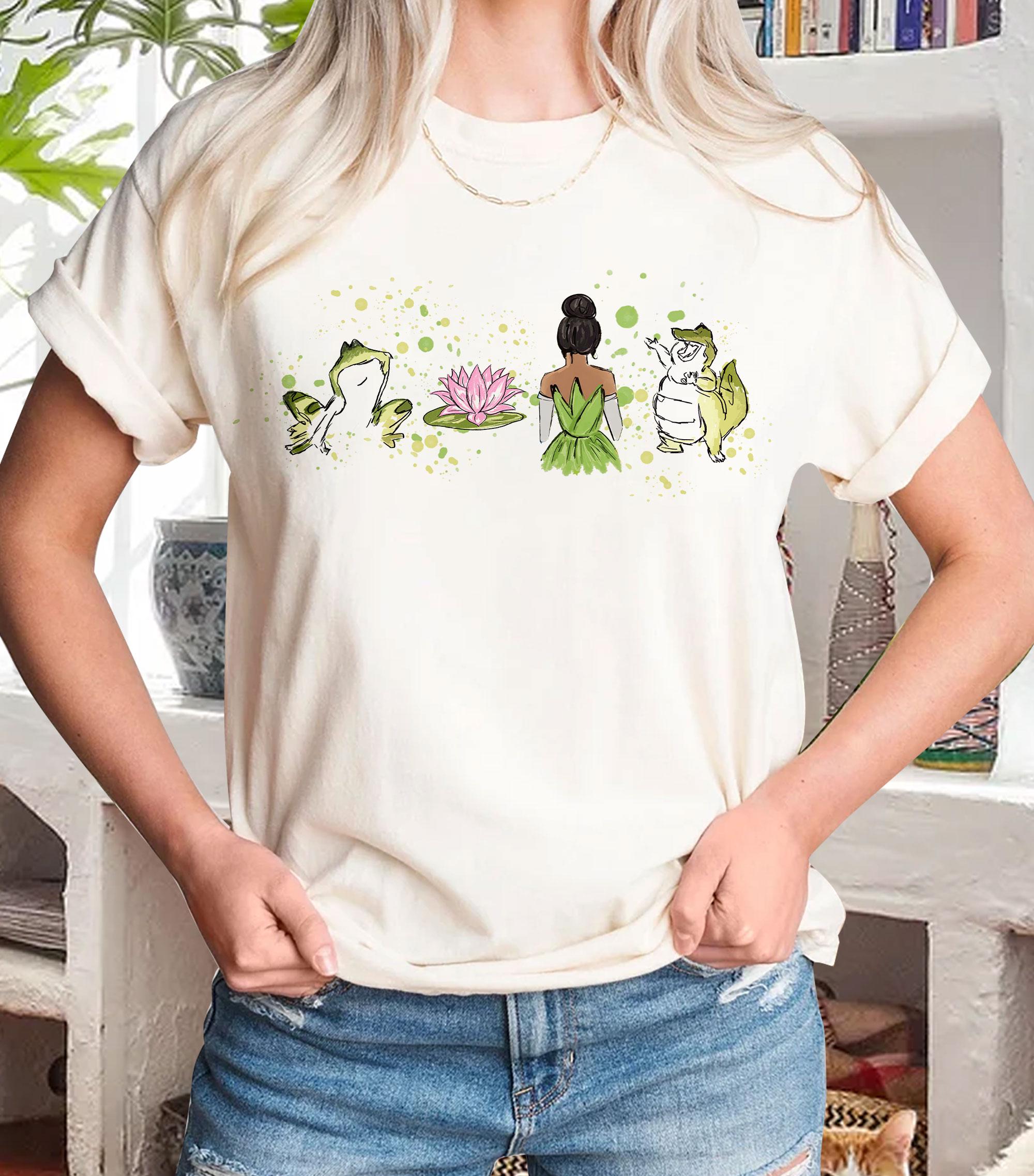 ディズニーランド　プリンセスと魔法のキス　ティアナ　アトラクション　Tシャツ Amazon | ディズニー プリンセスと魔法のキス ティアナ Livin' the