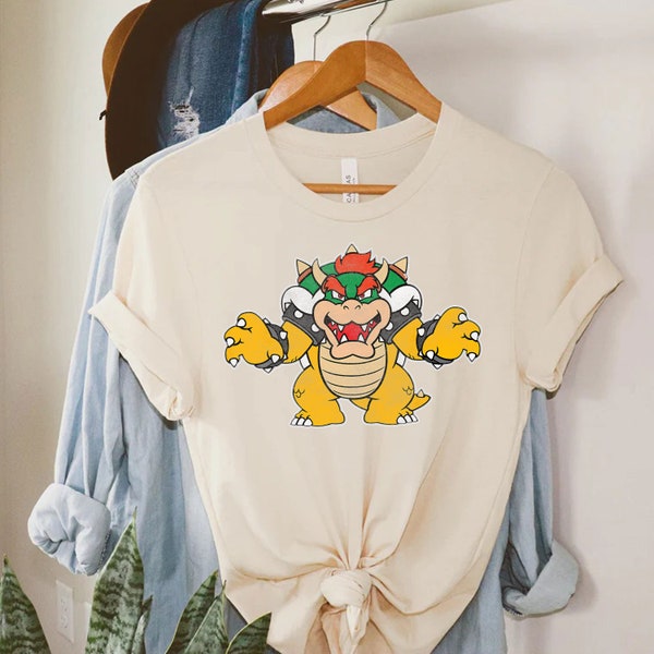 Funny Bowser Super Mario File Gift, Nintendo Super Mario Bowser Coming For You Png FIle, Birthday Party Family, Xmas 2023 Png Gift