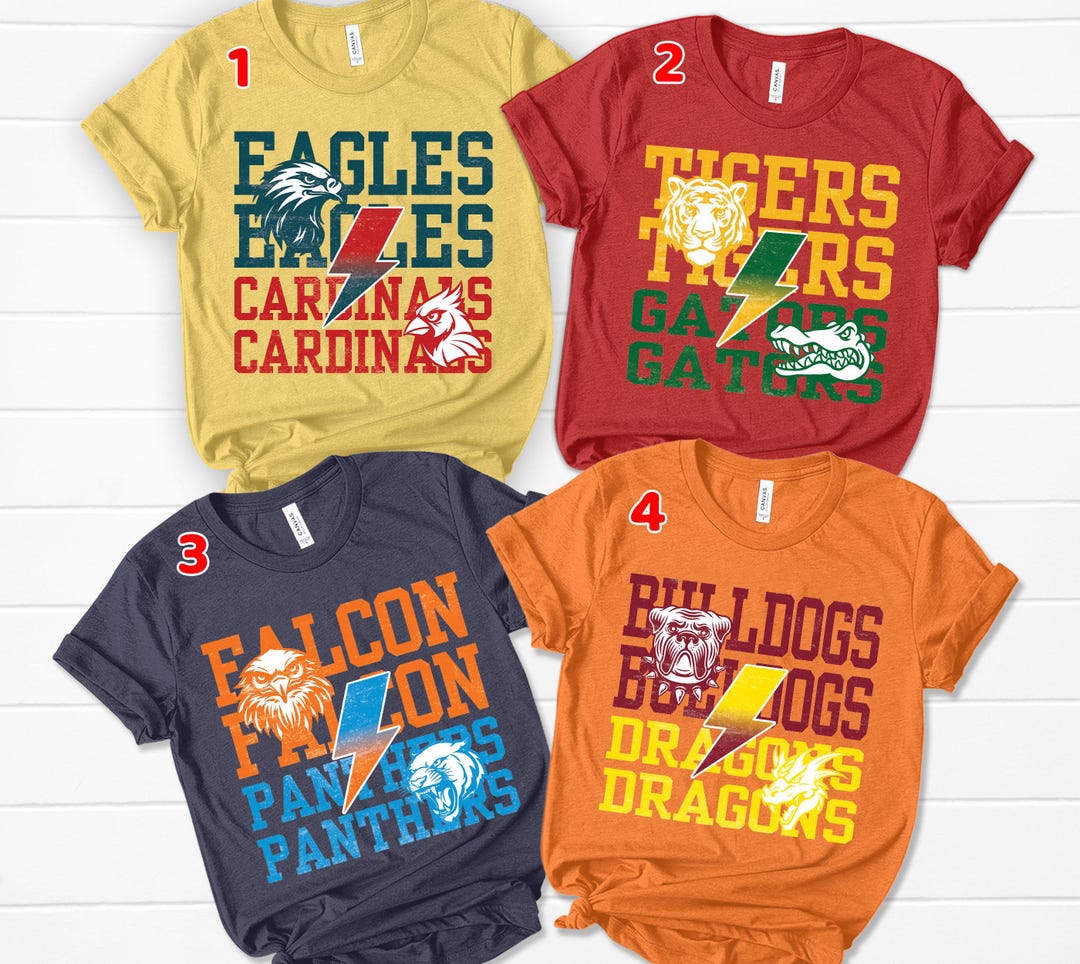 Split Merch Custom House Divided Team Shirt: Split Heart College Sports Tee - Etsy
