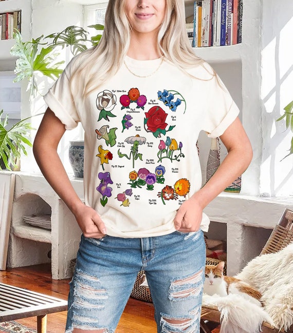 Colorful Hedgehog Flower Cool Vintage Women Gift Shirt Colorful Hedgehog Flower Cool Vintage Women Gift Shirt