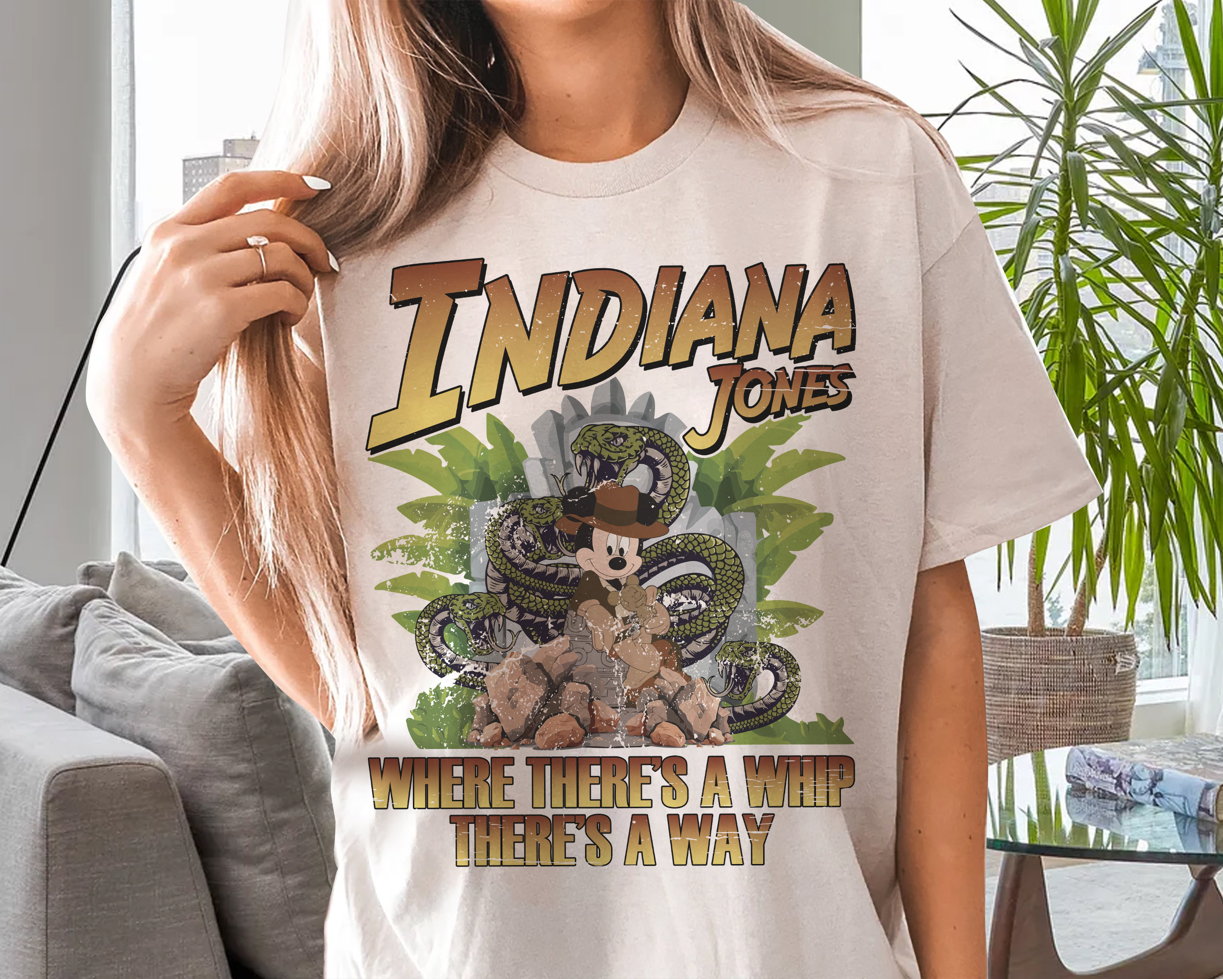 Disney Mickey Mouse Indiana Jones Adventures Retro Shirt, Mickey