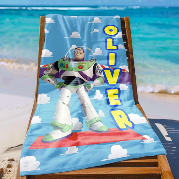 Custom Name Toy Story Beach Towels, Disney Trip Towel