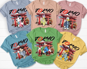 Disneyland Tokyo Mickey and Friends T-Shirt, Disney Matching Family Shirt, Disneyland Japan Trip Tee, Disneyland Paris Vacation 2026 Shirt