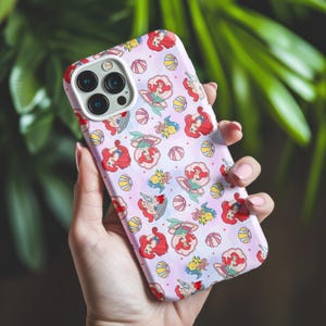 Disney Phone Case, Princess Ariel iPhone Case Disney Iphone 16 Case Magsafe iphone Case, Disney Samsung Phone Iphone 15 Pro Max Case Mermaid