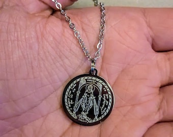 Medalla Milagrosa de Estilo Medieval / Arte anglosajón / Sacramentales católicos / Diseño único / Edad Media / Virgen María / Santa María