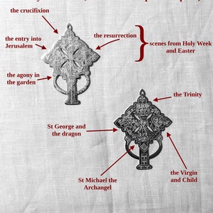 Ethiopian Coptic Cross, etched in stainless steel on chain | St George & St Michael | Africa | Orthodox | durable unique design | Catholic