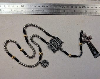 The Irish Saints Rosary, with a Traditional Penal Cross | unique design | paracord | handmade gift