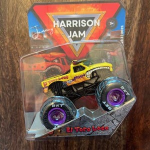 Personalized Monster Truck Party Favor Packaging: Canva Template (Digital Download)