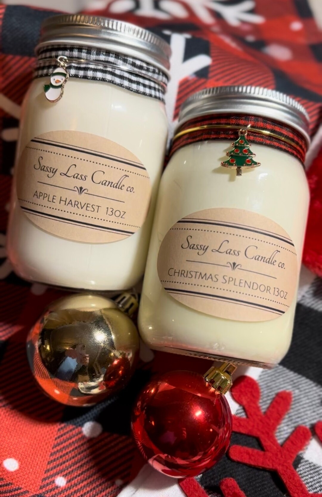 13oz Hand Poured Soy Christmas Candle Etsy