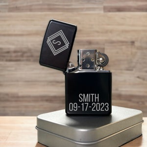 Engraved gift, Gift for Him, Custom Engraved Lighter, Groomsmen Lighter, Custom Lighter, Cool Lighter
