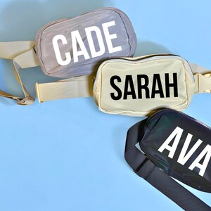 Personalized name fanny pack, Kids fanny pack, Custom name