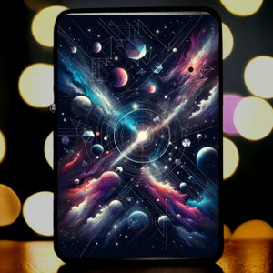 Space Lighter, Unique Lighter, Gift for him, Nerd Lighter, Cool Lighter