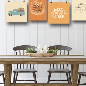 Fall Digital Download, set of 10 posters, fall wall decor, fall home decor, fall printables,autumn wall art, gallery wall set, fall gallery
