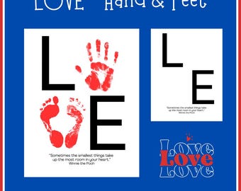 Love Hand and Foot Print