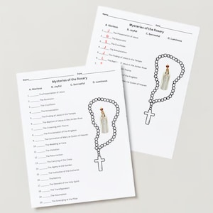 Mysteries of the Rosary Quiz