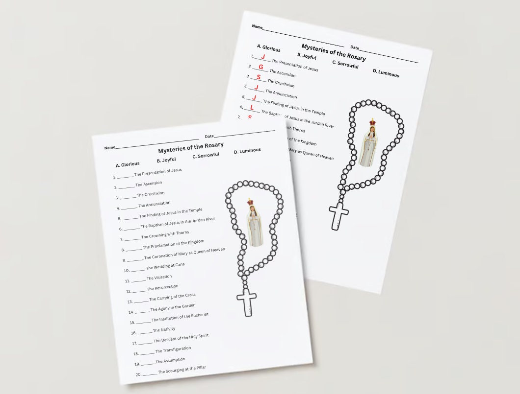 Mysteries of the Rosary Quiz